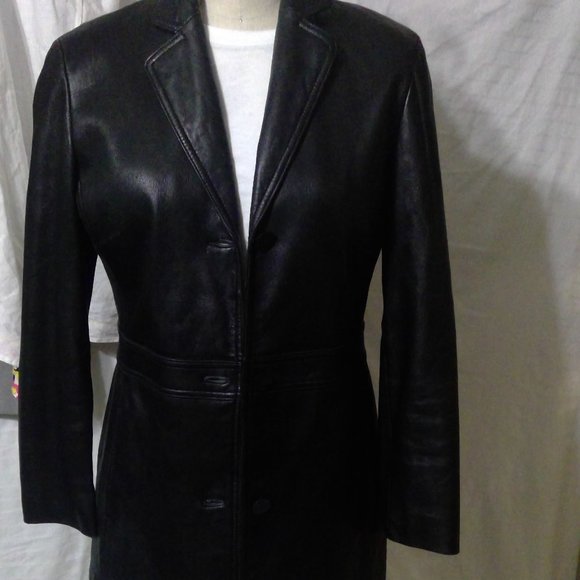 Nine West Jackets & Blazers - Nine West Leather Coat Size M